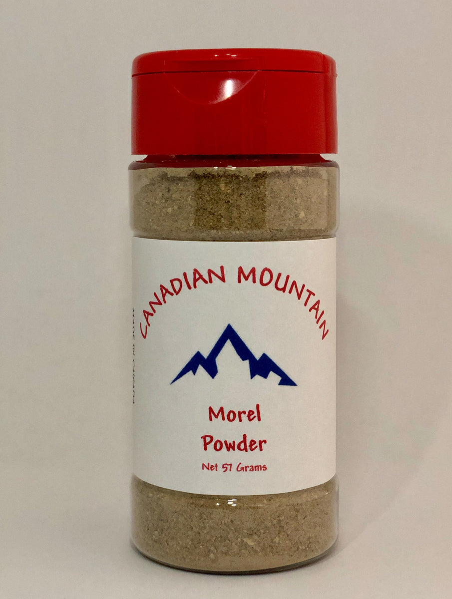 Mountain Morel Powder, Made from 100 Wild Canadian Fire Morels SALE
