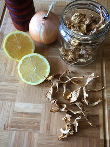 Dried Golden Chanterelle are one of the most versatile ingredients. Our favorite way to use them is in Home Made Pate. Their favor profile is an amazing match with many dishes.. 